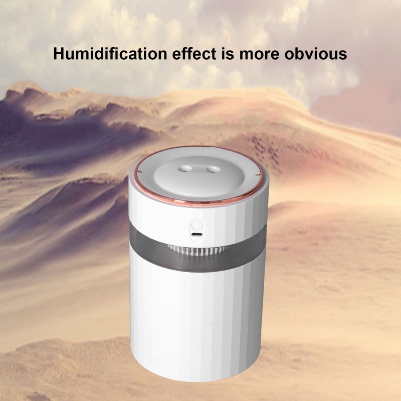 Humidifier Large Capacity Portable 900ml Mute Double Spray Design Desktop