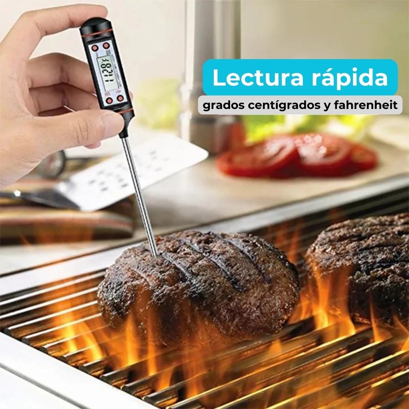 Digital Thermometer for Food, Liquid, Oil, Ultra Fast Measurement and