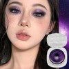 Glitter Eyeshadow Purple Shimmer Black Cream Eye Shadow, Soft Smooth