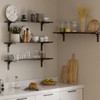 DINZI LVJ Long Wall Shelves, 39.4Inch Wall Mounted Shelves Set