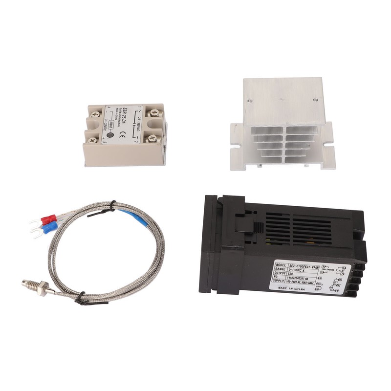 4PCS Digital PID Thermostat Quick Response Temperature Controller with Thermocouple