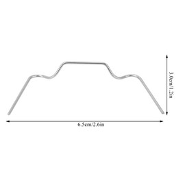 50pcs Greenhouse Glazing Clips, Chazcool Stainless Steel W Type Clips Thick Glazing Clips Tool, Fittings for Aluminium Greenhouse Strong Holding Clamps Fixing Tool