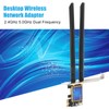 Tonysa PCIE WiFi Card, 2.4G 5G Dual Band Wireless Network