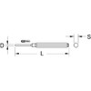 KS Tools 162.2251 Pin Punch with Guide Sleeve, Diameter 1.8