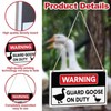 4 Pcs Guard Porch Goose Outfits for 17/23 Inch Lawn