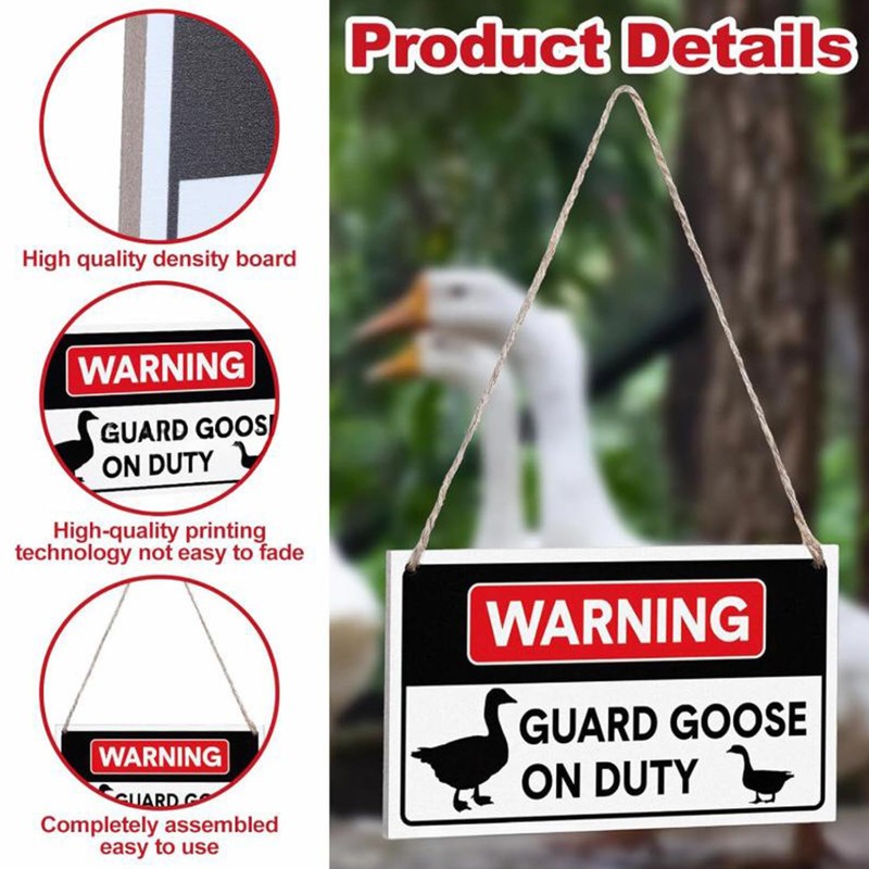 4 Pcs Guard Porch Goose Outfits for 17/23 Inch Lawn