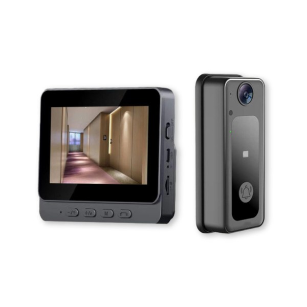 Video Doorbell Intercom System, 4.3 Inches Video Doorbell Camera 1080P
