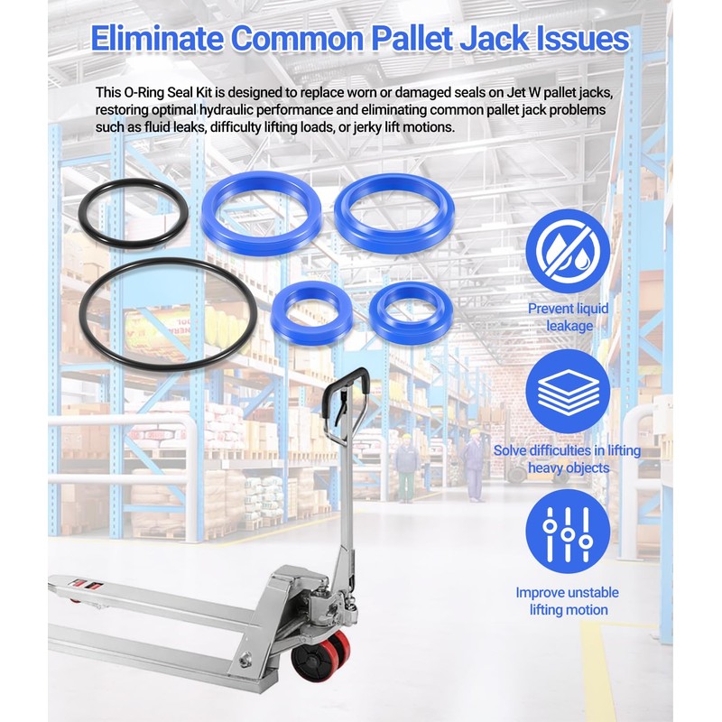 PT2748W-94 Pallet Jack O-Ring Seal Kit for Jet W Pallet