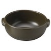 Santoku 15344 Banko Ware Au Gratin Bar, Round, S, Green