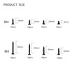 QOOSIKICC 360 Pieces Self-Tapping Screws Set, M4 Black Phillips Screws,