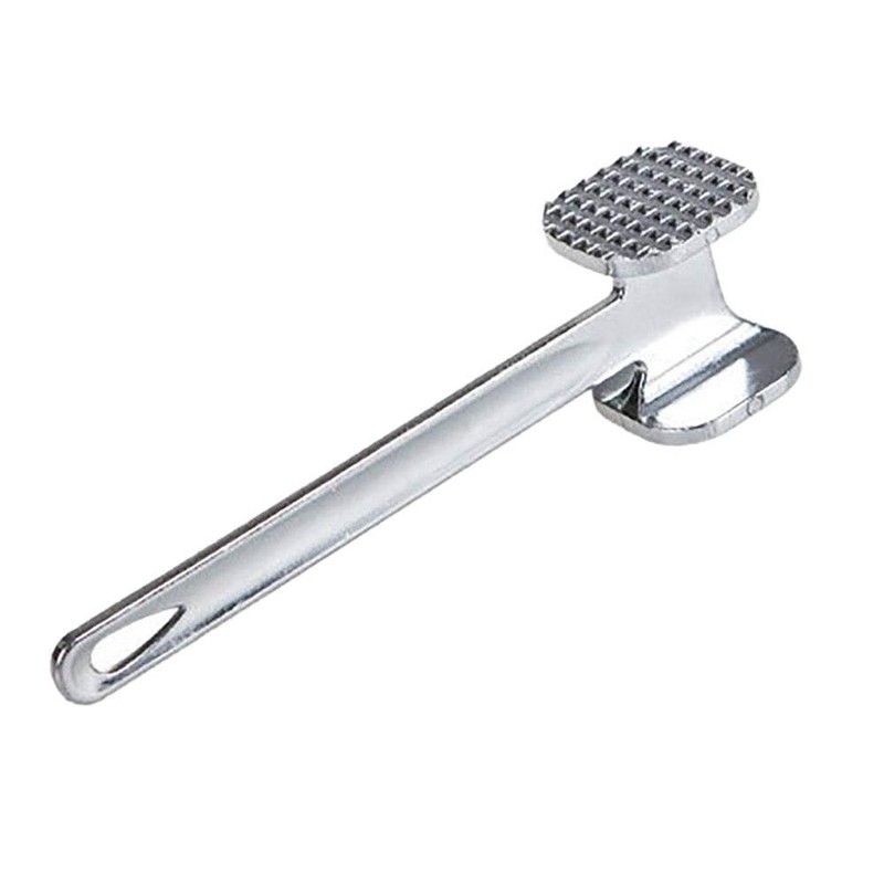 RetroFun Meat Tenderiser Hammer Double Sided Offset Spike Flat Surface