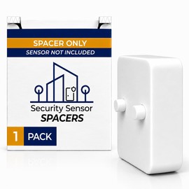 Simplisafe Entry Sensor Spacer | Door Sensor Riser for Simplisafe | Easy Install Mounting Kit with 3M Adhesive - Sensor NOT Included (1 inch - 1 Pack)