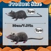 4 Pcs Toy Rat Fake Rat Set, Halloween Prank Props
