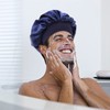 YSDYY 2 Pieces Satin Nightcap, Elastic Nightcap, Fashionable And Simple
