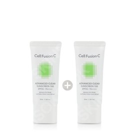 Cellfusion C Advanced Clear Sunscreen 100 35ml (SPF50+) 2 x / 셀퓨전씨 어드밴스드 클리어 썬스크린 100 35ml(SPF50+) 2개