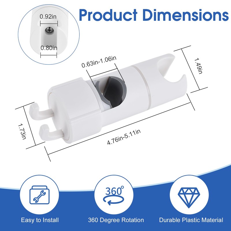 Handheld Shower Head Holder Attachment for Shower Chair, Shower Accessories