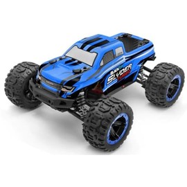 Blackzon 540201 - Slyder MT Turbo 1/16 4WD Brushless Monster Truck, Blue