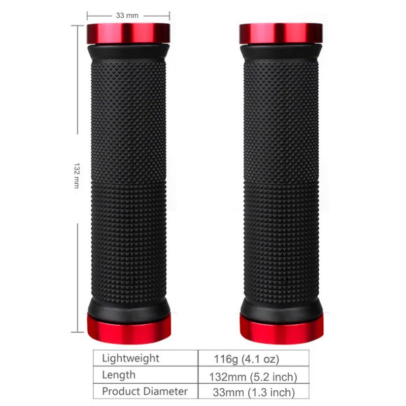 LYCAON Grips for Mountain Bikes Bicycle Handlebar Grips Double Lock
