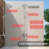 Outdoor Shower Kit,Outdoor Shower Fixtures Faucet System Single Handle Brass