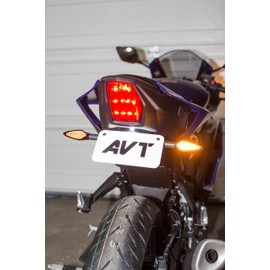 AVT YZF-R3 / R3 Fender Eliminator ORANGE NI Kit 2025 - LED Turn Signals
