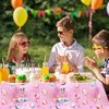 Letromp Outer Space Girls Birthday Party Tablecloth 3 Pack 54''
