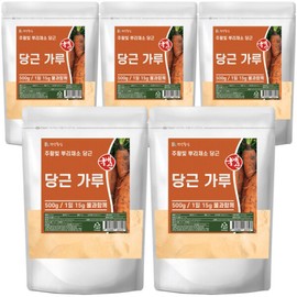 Domestic carrot powder 500g carrot powder 5 pieces 100% carrots without additives / 국산 당근가루 당근분말 500g 5개 첨가물 없이 당근100%