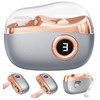 【2-in-1 Nail Clipper & Nail Polisher with LED LCD Display】Electric