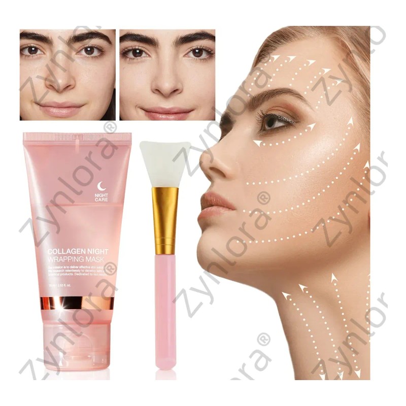Gel Mascarillas Faciales Colágeno Nocturna