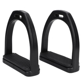 xuuyuu.. Riding Stirrups Abrasion Resistant Horse Stirrups Anti-Slip 2pcs Comfortable Plastic Equestrian (L)