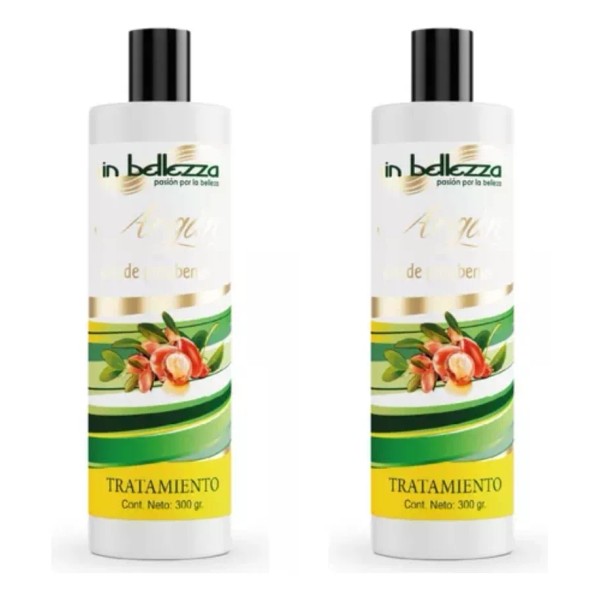 Inbellezza Kit De 2 Tratamiento De Argán Para El Cabello