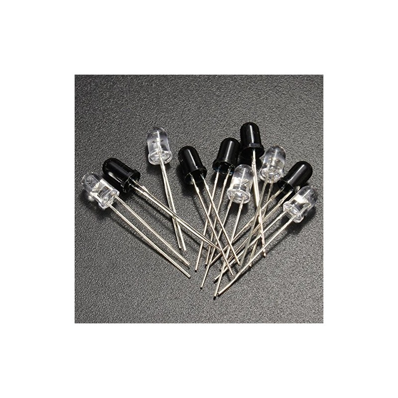 ExcLent 10 pieces 5 mm 940 Nm IR infrared diode