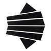 6pcs Window Pillar Post Trim Anti Scratch Glossy Black B