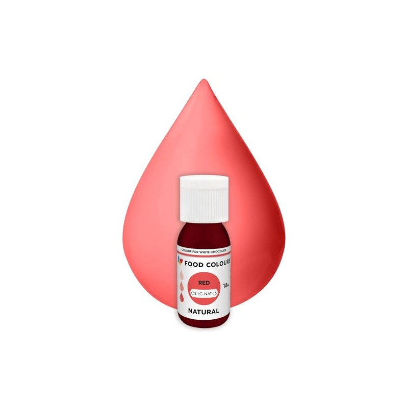 Food Colours Natural Liquid Food Colouring - Red 18ml