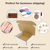 7x6x2 Shipping Boxes, Small Box for Packaging Cardboard Boxes Flat