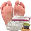 Easy Beauty Exfoliating Pack, For Both Feet (Matcha), Foot Peeling Pack, For Foot, Exfoliating Heels, Exfoliating
