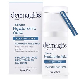 DERMAGLÓS Serum Ácido hialurónico  Para todo tipo de piel, incluso la sensible  Hidrata y reduce las líneas de expresión  Con Provitamina B5 Y...     