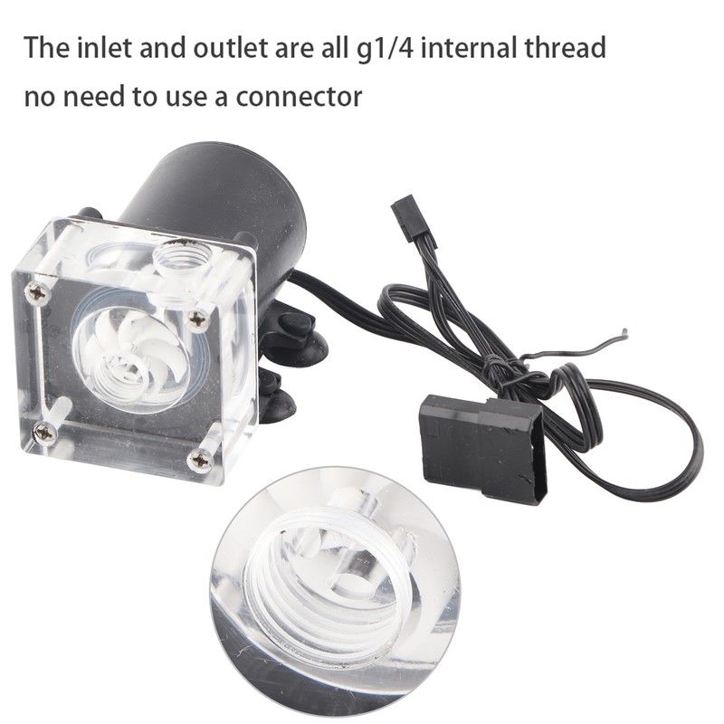 800L High Flow G1/4 Water Pump For CPU PC Computer