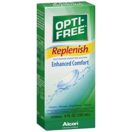 OPTI-FREE Replenish Enhanced Comfort Multi-Purpose Disinfecting Solution 4 OZ