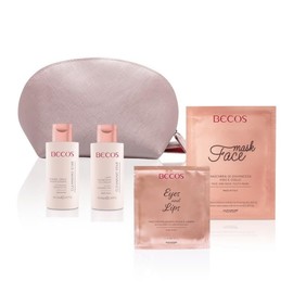 Becos Essential Beauty Face Set – Cleansing Milk 50 ml + Tonic Lotion 50 ml + Face & Neck Mask + Eye & Lip Patch