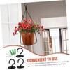 Totority 1set Ceiling Hooks for Hanging Plants Wall Mount Hangers