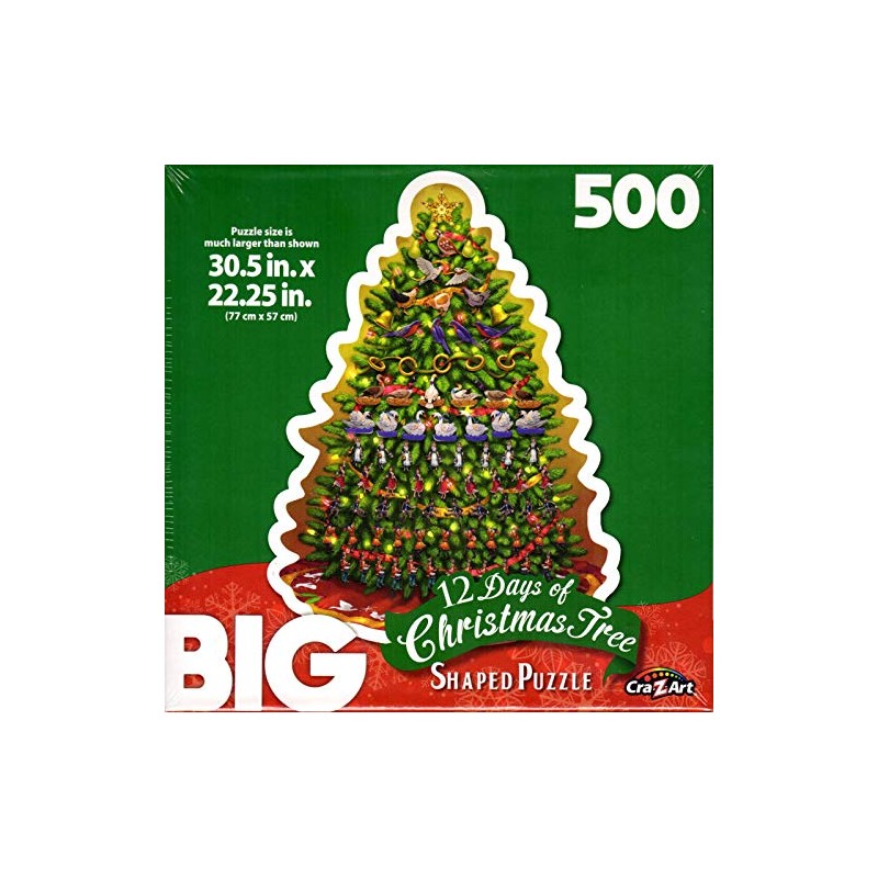 12 Days of Christmas Tree 500 Piece Puzzle