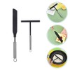 Luxshiny Crepe Spreader and Spatula Kit T-Shaped Stainless Steel Crepe