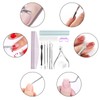Nail File Set, Double-Sided Nail File, Nail Buffer Block, with