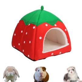 Cuddly Bag Guinea Pig Cave, Washable Rabbit Cuddly Cave, Guinea Pig House, Small Animal Nest for Chinchilla, Hedgehog, Guinea Pigs, Hamsters, Ferrets, Rats