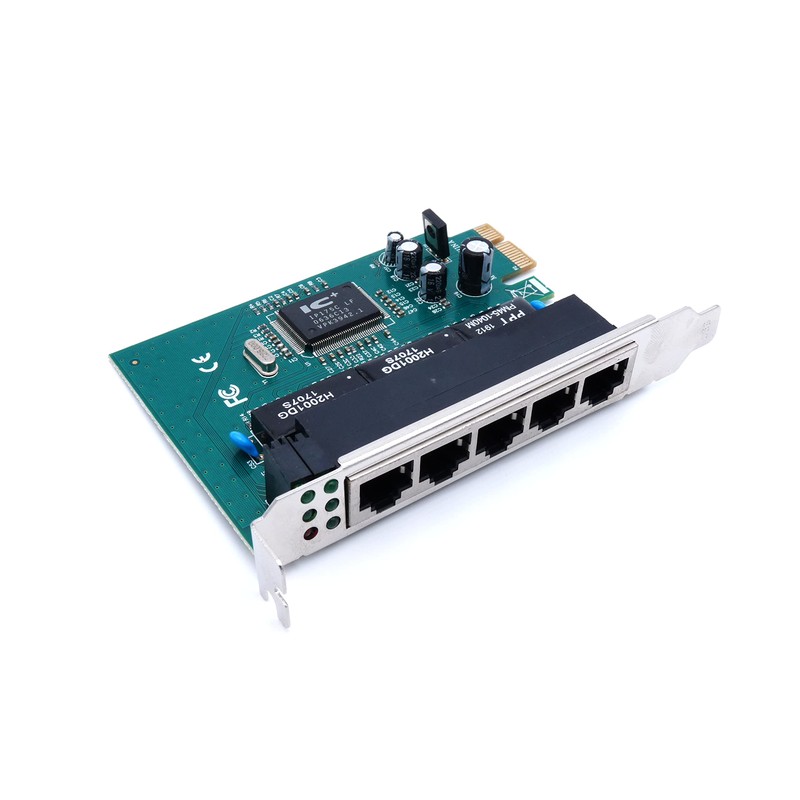 Computer District - Network Card 5 Ports RJ45 Switch Fast