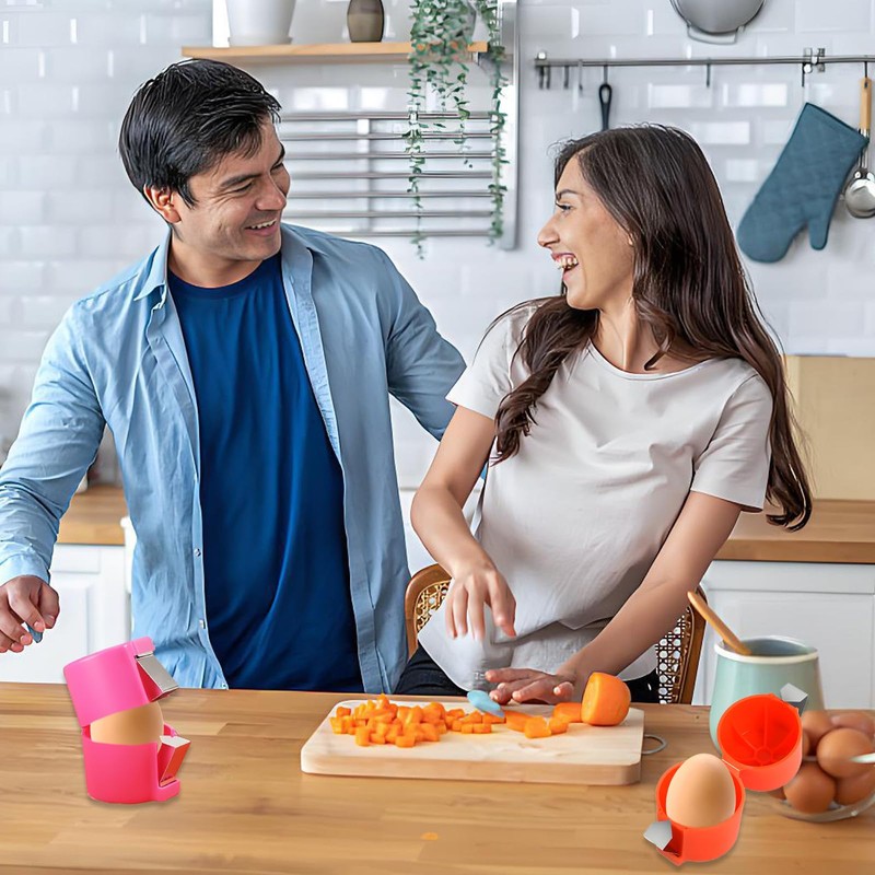 7 Pcs Egg Cracker Tool, Boiled Egg Peeler, Eggshell Opener