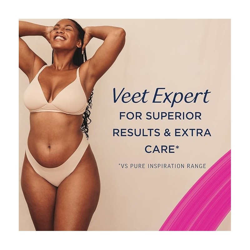 Veet Expert Legs & Body Cold Wax Strips, Sensitive Skin,