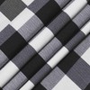 3X Valances for Kitchen Farmhouse Check Valances for Window Treatment