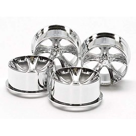A-spoke wheel for low height tires (silver plated) mini 4WD special product