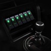 FXC Rocker Switch Aluminum Panel 6 Gang Toggle Switches Dash